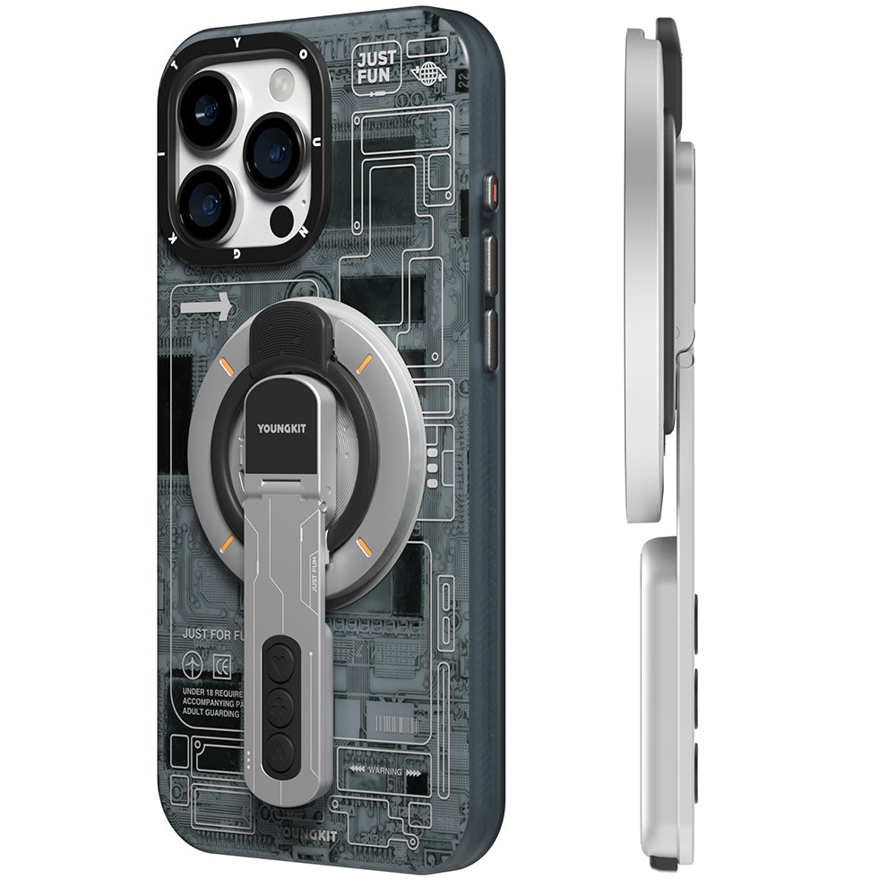 Youngkit Technology Serisi Telefon ve Tabletler için Magnetik Ring Stand Youngkit Technology Serisi Telefon ve Tabletler için Magnetik Ring Stand